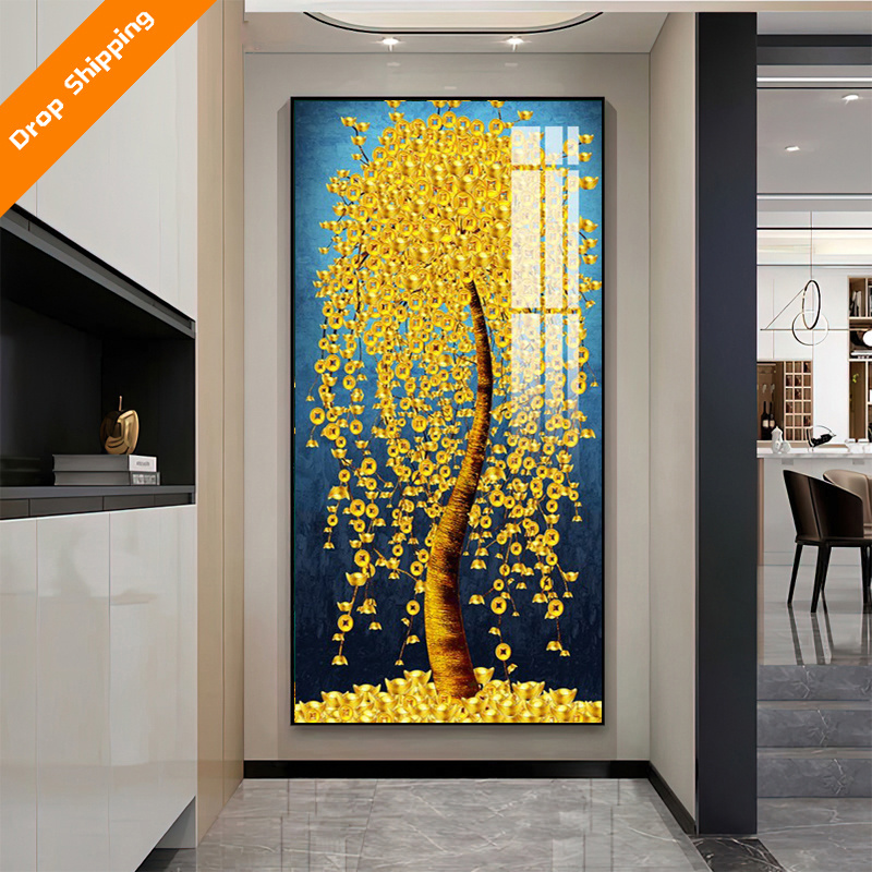 Wall Restaurant Art Work Canvas Printer Landscape Painting Room Decor Embellishment Decorative 3D Hd Wallpaper Picture