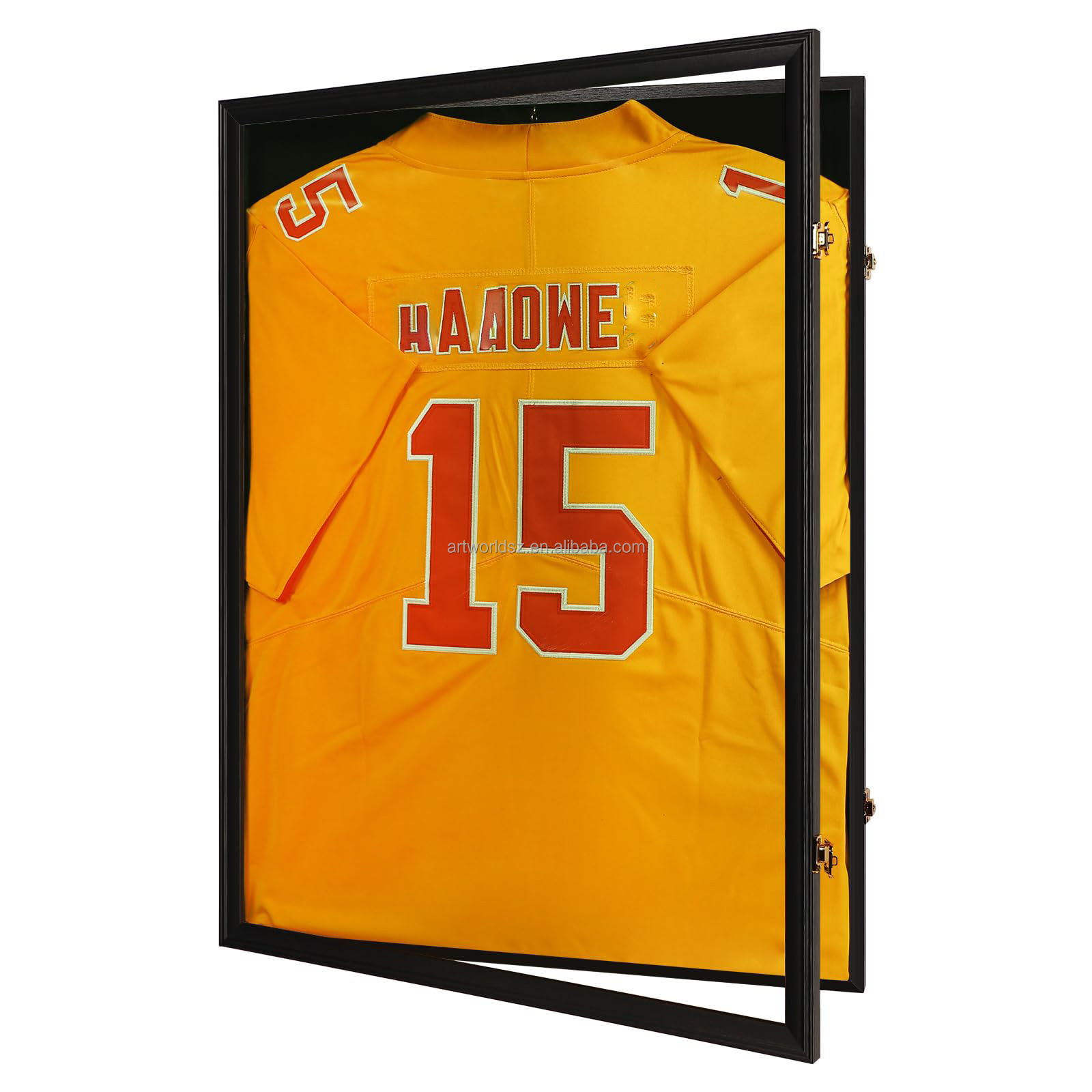 Football Shirt Frames Custom Acryilc Wall Mount/Freestanding Jersey Storage Case With Lock For Sports Jerseys Display Case