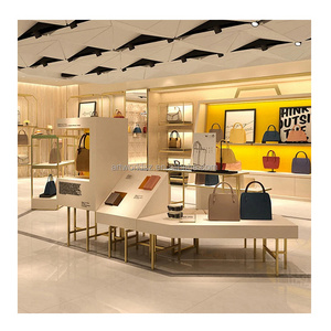 Artworld Displays High-end Handbag Store Fixture Bags Shop Interior Design Furniture Wooden Bag Shop Display Cabinet