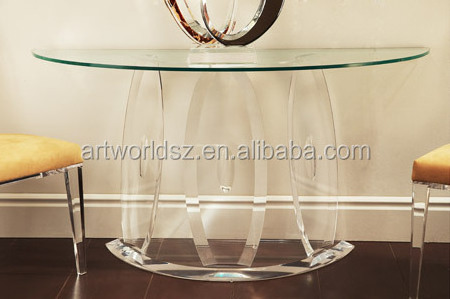 Artworld Displays Highly Transparent Acrylic Wedding Dining Table Plexiglass Lucite Ghost Table For Event And Party