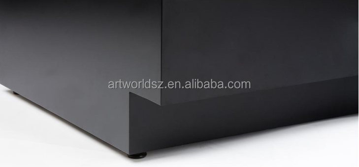 Artworld Displays Counter For Jewelry And Watch Store Black Jewelry Showcase Boutique Display Counter Retail Glass Showcase