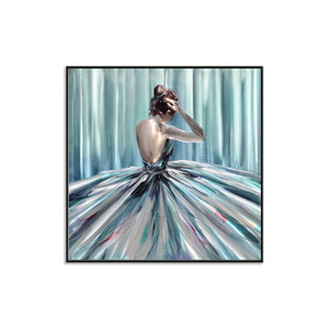 Wholesale A Girl Dancing Ballet  Metal Wall Art Decor Wall Art Metal Home Decoration