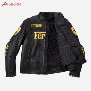 Men's Leather Jacket High Quality Black Leather Jacket Designer Leather Jackets Get With Your Own Customized Logo