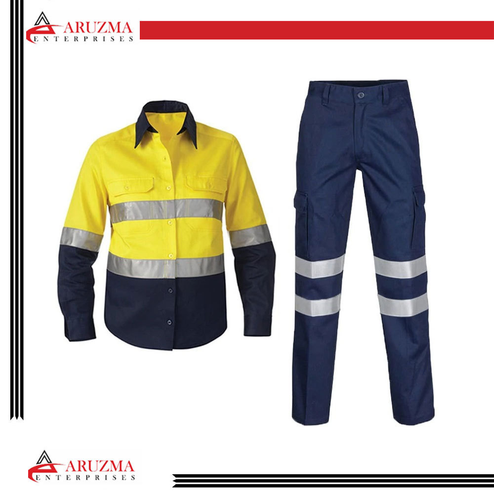 Reflective Electrician Workwear Safety Suit Work Wear Clothes Uniform for Men