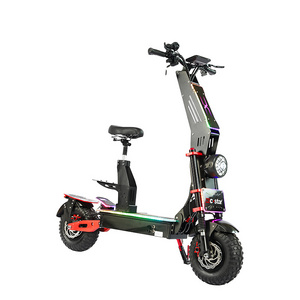 EU Stock 14 Inch Front And Rear Shock Absorption 100km/h Off-Road Electric Scooter With Disc Brakes