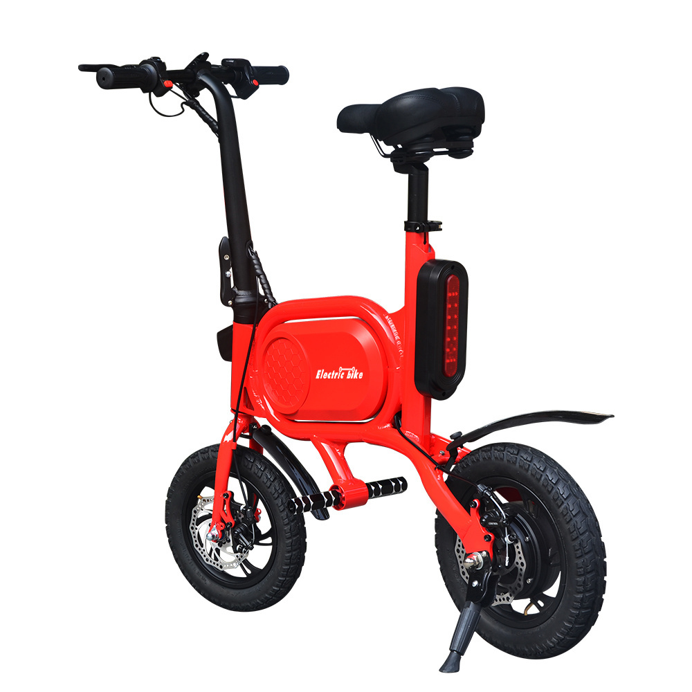 C-STAR CS-P01 Private Model Iron 7.5Ah Lithium Battery Foldable Electric Bike With One Seat