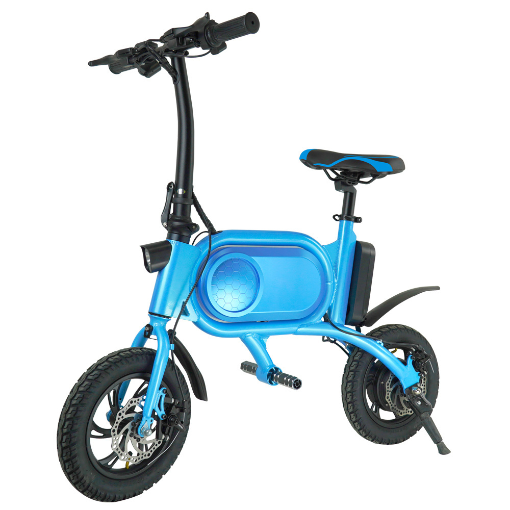 C-STAR CS-P01 Private Model Iron 7.5Ah Lithium Battery Foldable Electric Bike With One Seat