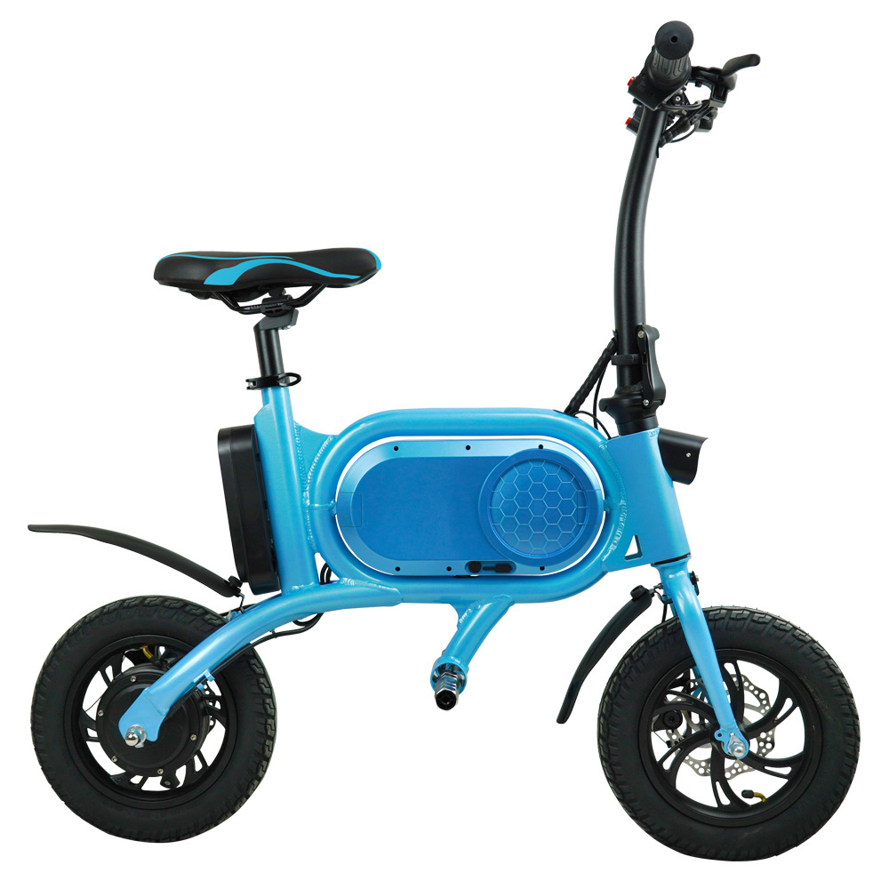 C-STAR CS-P01 Private Model Iron 7.5Ah Lithium Battery Foldable Electric Bike With One Seat