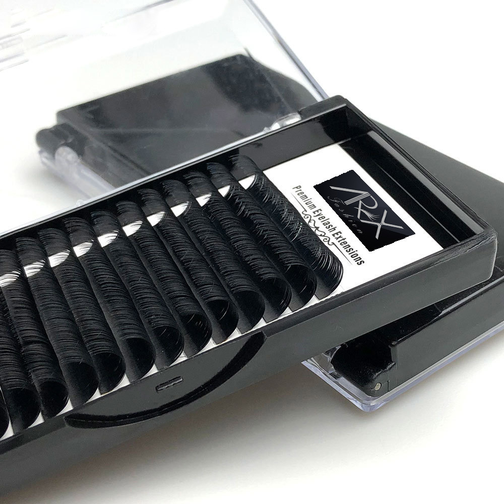 Wholesale Bulk Thin Eyelash Thick Super Black Luxury Spike Sp Soft Volume Single 14-25mm Lash Extensions