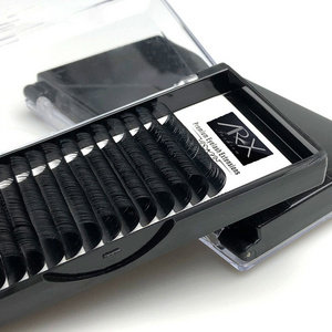 Wholesale Bulk Thin Eyelash Thick Super Black Luxury Spike Sp Soft Volume Single 14-25mm Lash Extensions