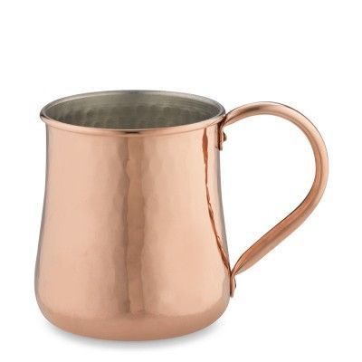 Indian Style Copper Drinking Mug With Lid Mirror Polished Metal Beer Mug With Handle Full Copper Material Wine Mug With LID