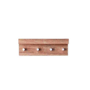 Cupboards Shelve Mounted Wooden base Hook/Rail Frame With Four Columns Made In India Long Lasting Metal Wall Hooks