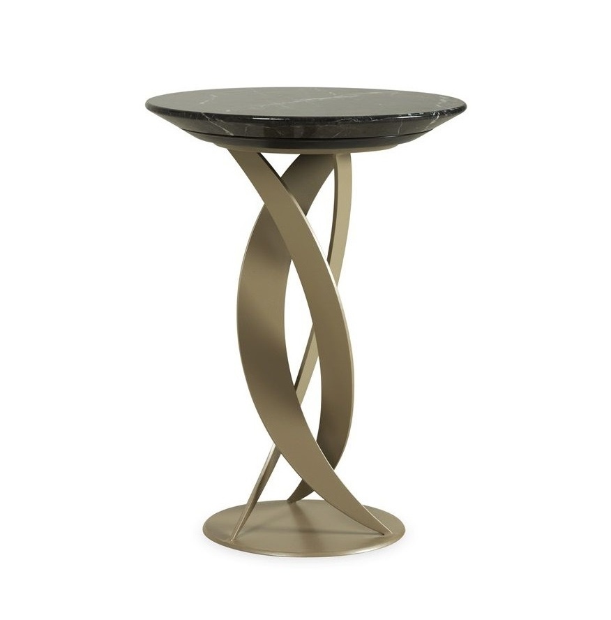 Evening Tea And Coffee Display Modern Tables For Decoration Movable hot Selling Brass Base American Side Tables