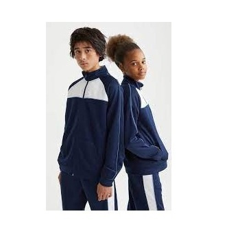 Polyester mens training jogging jacket + pants slim fit soccer track  tracksuit High quality sportswear plain tracksuits