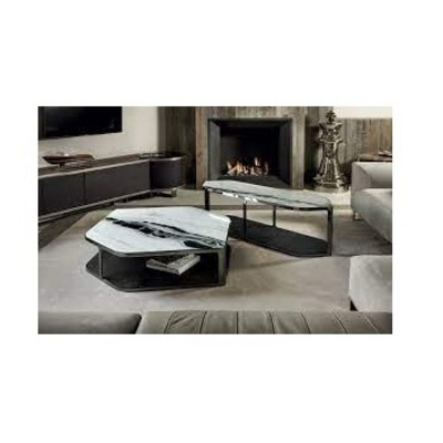 Living room furniture stone stainless steel tv stand and coffee table nordic coffee table  Marble  Coffee Table for restaurants