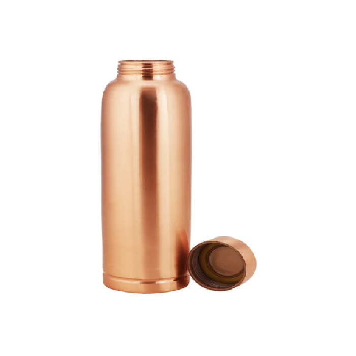 Personalized Health Maintenance Water Bottle Copperware With Brass Top Alkaline Water Container Bar Tumbler Luxury Space bottle