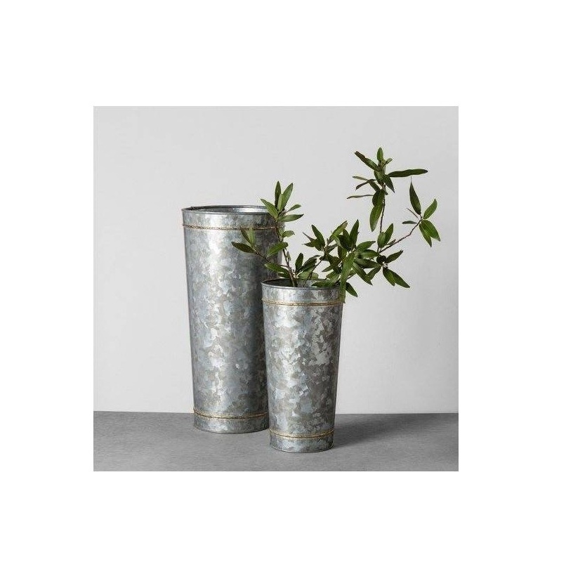 Modern Ceramic black Succulent Plant Pots Set Cactus Planter Flower Pots for Indoor or  Flower white metal Flower We