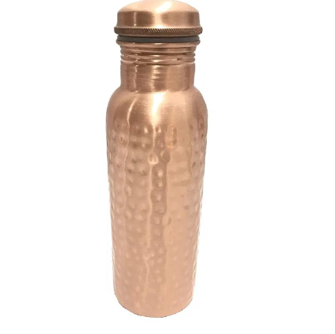 Personalized Health Maintenance Water Bottle Copperware With Brass Top Alkaline Water Container Bar Tumbler Luxury Space bottle