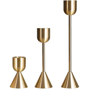 Modern Nordic Luxury Candle Holders Made In India Accent Looks High Grade Material Decorative Pillar Candle Stands Set