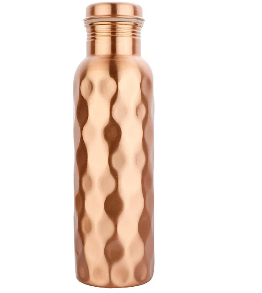 Personalized Health Maintenance Water Bottle Copperware With Brass Top Alkaline Water Container Bar Tumbler Luxury Space bottle