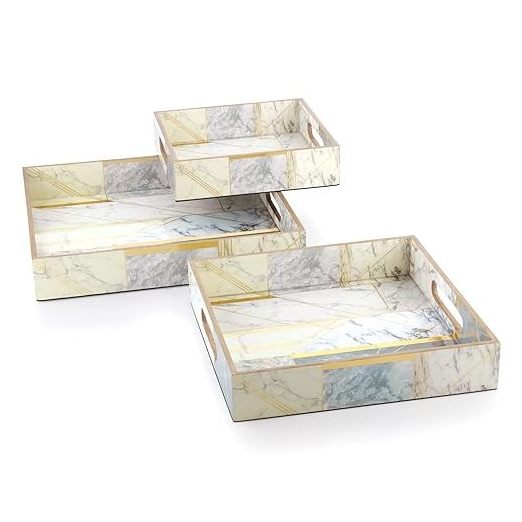 Small Medium large Size Wooden Serving Tray Organize For Hotel Uses Great Printed Trays For Wedding Uses Premium Graded