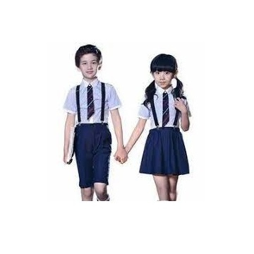 New Arrival Wholesale Socks Cheap Black And White Blouse School Uniform  Custom High Quality Short Skirt Solid Color