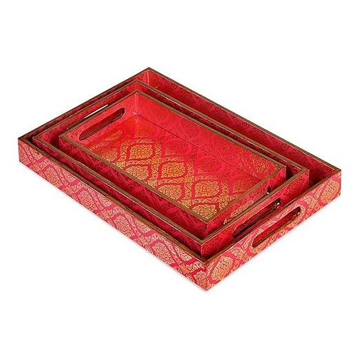 Small Medium large Size Wooden Serving Tray Organize For Hotel Uses Great Printed Trays For Wedding Uses Premium Graded