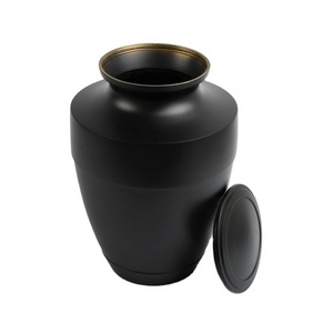 Matte Black Classic Urn For Cremation Ashes Handmade Custom Cremation urn Great Giftware accessories Memorial Keepsake Urn