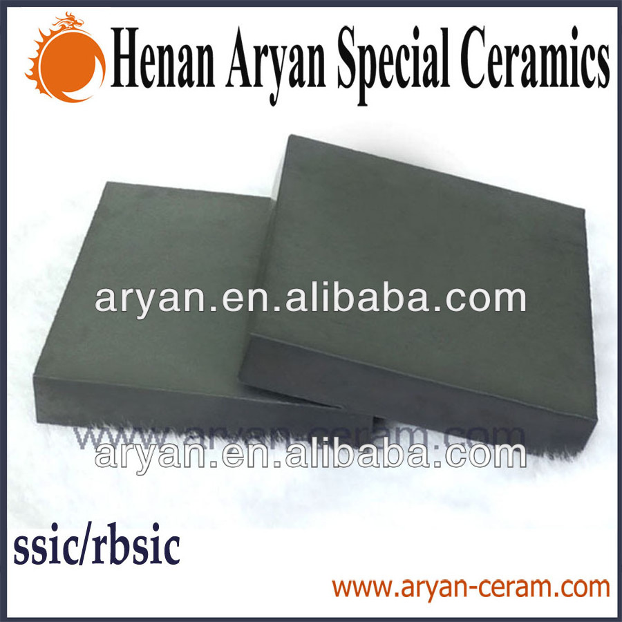 High density&hardness&temperature refractory pressureless sintered silicon carbide plates