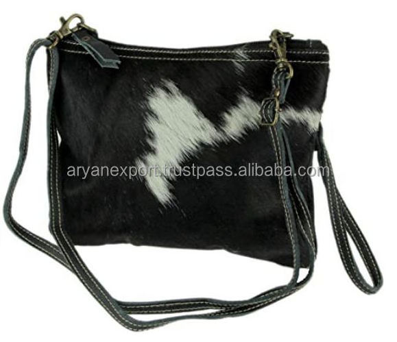 New Style  Animal Fur Leather Designer Cross Body Shoulder Bag Women Stylish Sling Bag