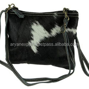 New Style  Animal Fur Leather Designer Cross Body Shoulder Bag Women Stylish Sling Bag