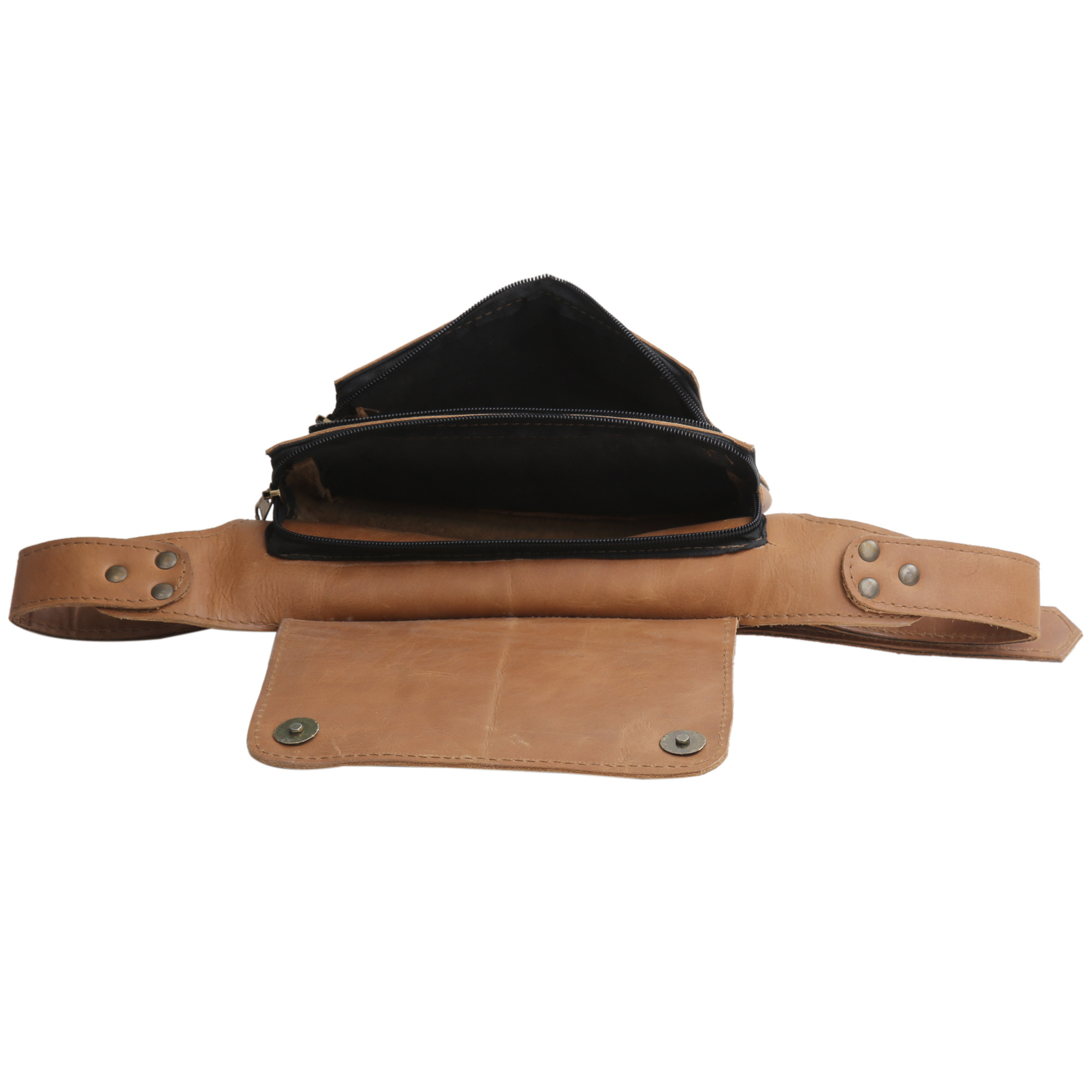 New Classic Handmade Real Suede Leather Waist Bag with Adjustable Belt Unique Western Festival Fanny Pack Hip Waist Thigh Bags