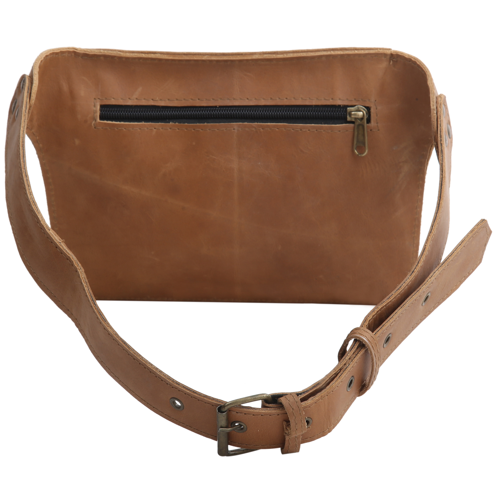 New Classic Handmade Real Suede Leather Waist Bag with Adjustable Belt Unique Western Festival Fanny Pack Hip Waist Thigh Bags