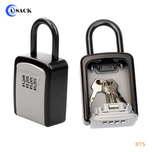 G10 Large Capacity Combination Lockbox Code Lock Secure Box Holder Key Portable Safe Box For Family Realtor Outdoor Wall Key Box