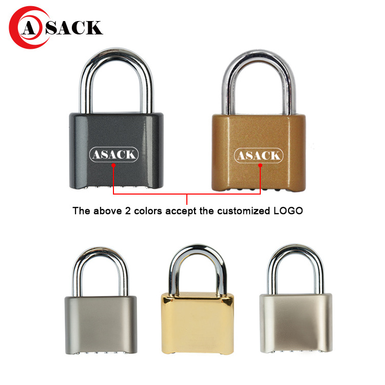 GYM Heavy Duty Custom Digital 4 Digit Code Safety Gym Lock Combination Padlock  4 Dial Combination Padlock Password