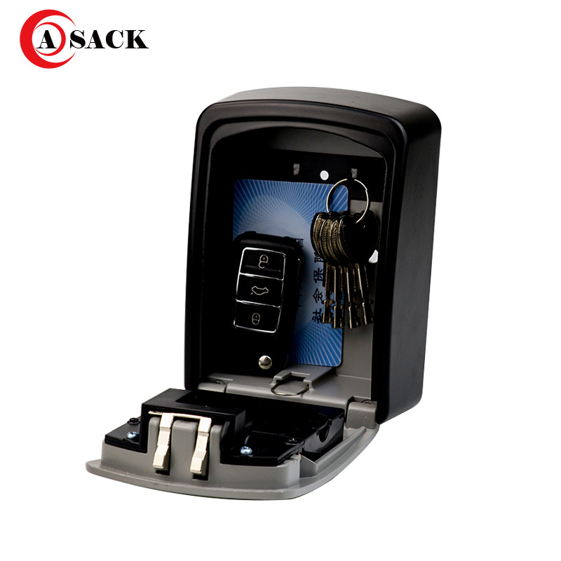 Asack G3 rustproof intelligent digital door lock box security smart keys keeper estate fine metal wall safes bluetooth key box