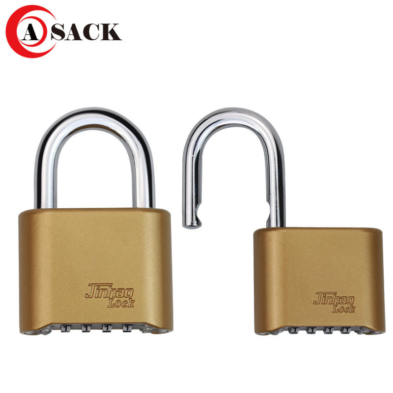 Safe Outdoor Combination Locks 4 Digit Combination Padlock Password Code Lock for  Window Door Cabinet Locks