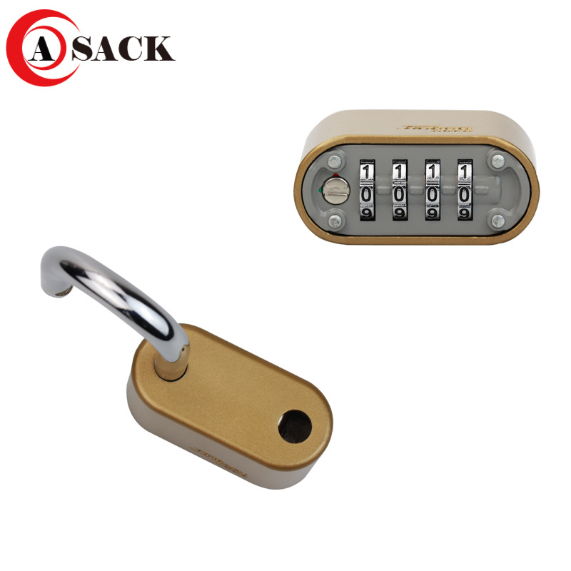 4 Digit Combination Lock and Outdoor Resettable Waterproof Padlock for Gym Locker, Cooler, Gate, Hasp Cabinet, Toolbox