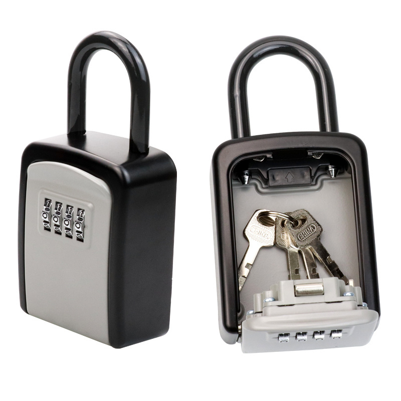 Combination Lockbox for House Key Storage Combo Door Locker Key Lock Box with Code