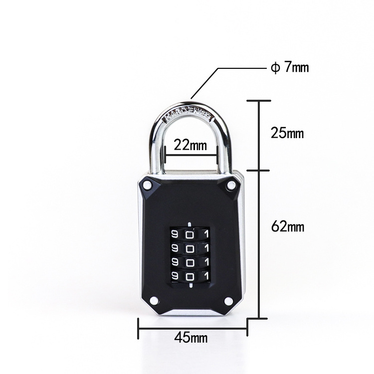 ASACK AC17621D high security pad locks for doors heavy duty waterproof combination number padlock