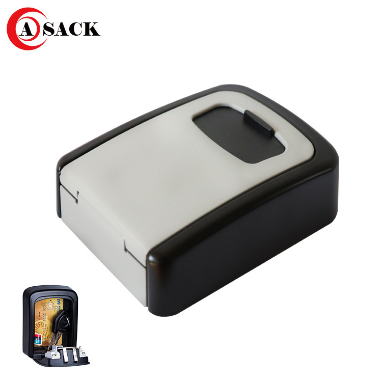 Asack G4 Big Capacity 4 digit combination Password Waterproof Metal Wall Mounted Portable Storage Safe Lock Key Box