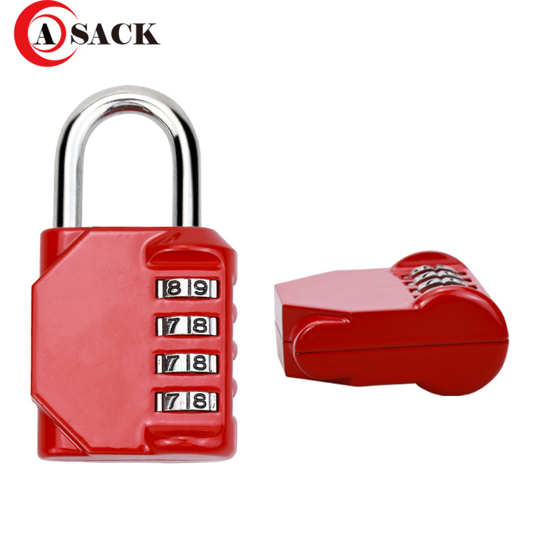 Combination Lock, 4 Digit Combination Padlock for School Gym Sports Locker, Fence, Toolbox, Case, Hasp Cabinet Storage