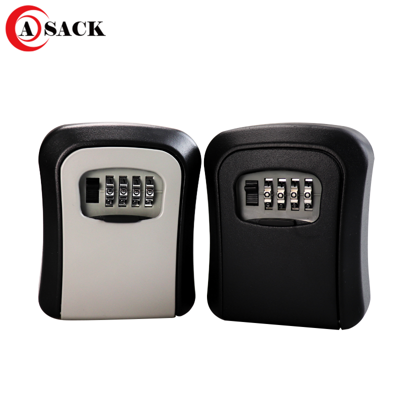 Asack G2 plastic combination key box plastic aluminum metal wall safe keybox lockbox security key lock box