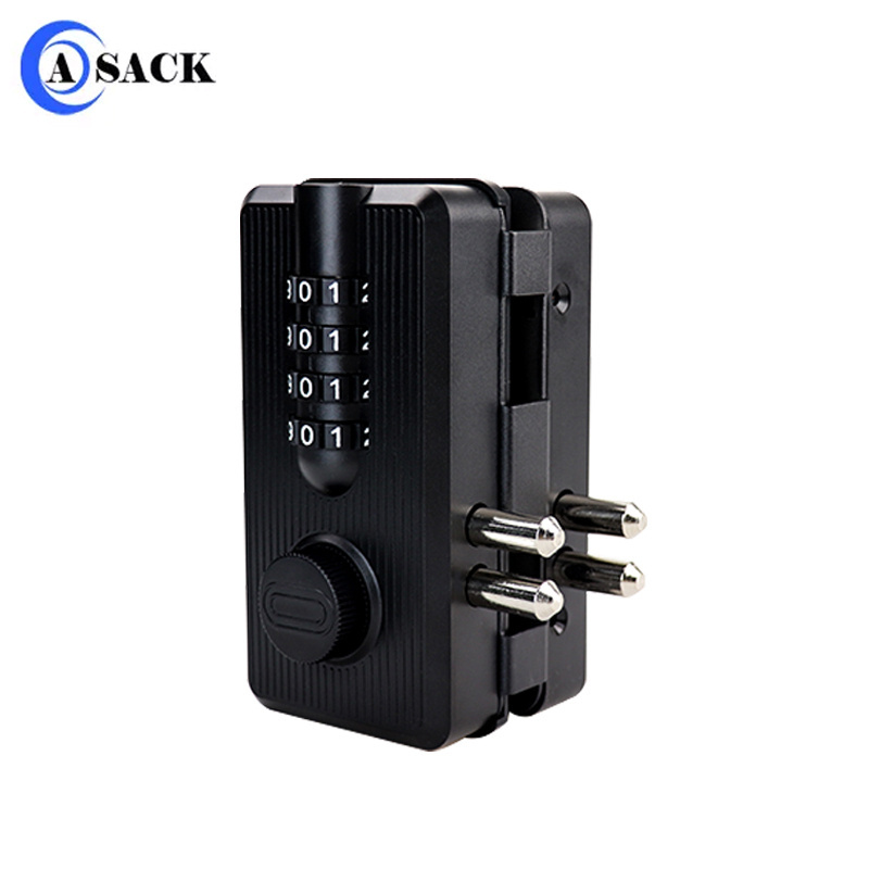 ASACK OEM Waterproof Combination 4 Digits Code Keyless Sliding Door Lock ABS Plastic Metal Factory Security Mechanical Door Lock