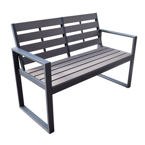 Garden Aluminum WPC Patio Chairs Outdoor Composite Furniture