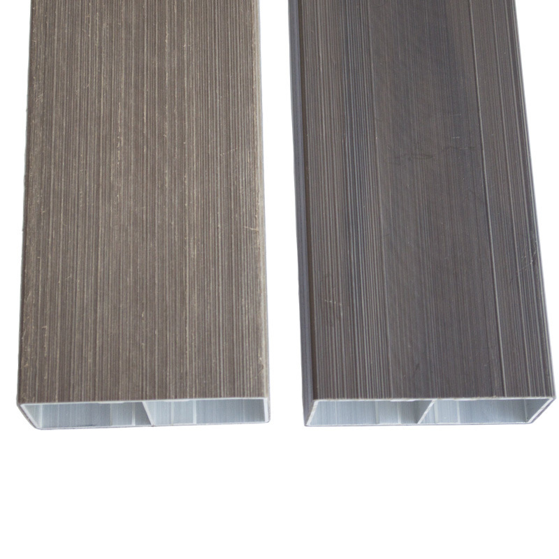 New  aluminum composite  co-extrusion 94*44MM  Wood Plastic Composite  post pillars   composite wall panel WPC Wall Cladding