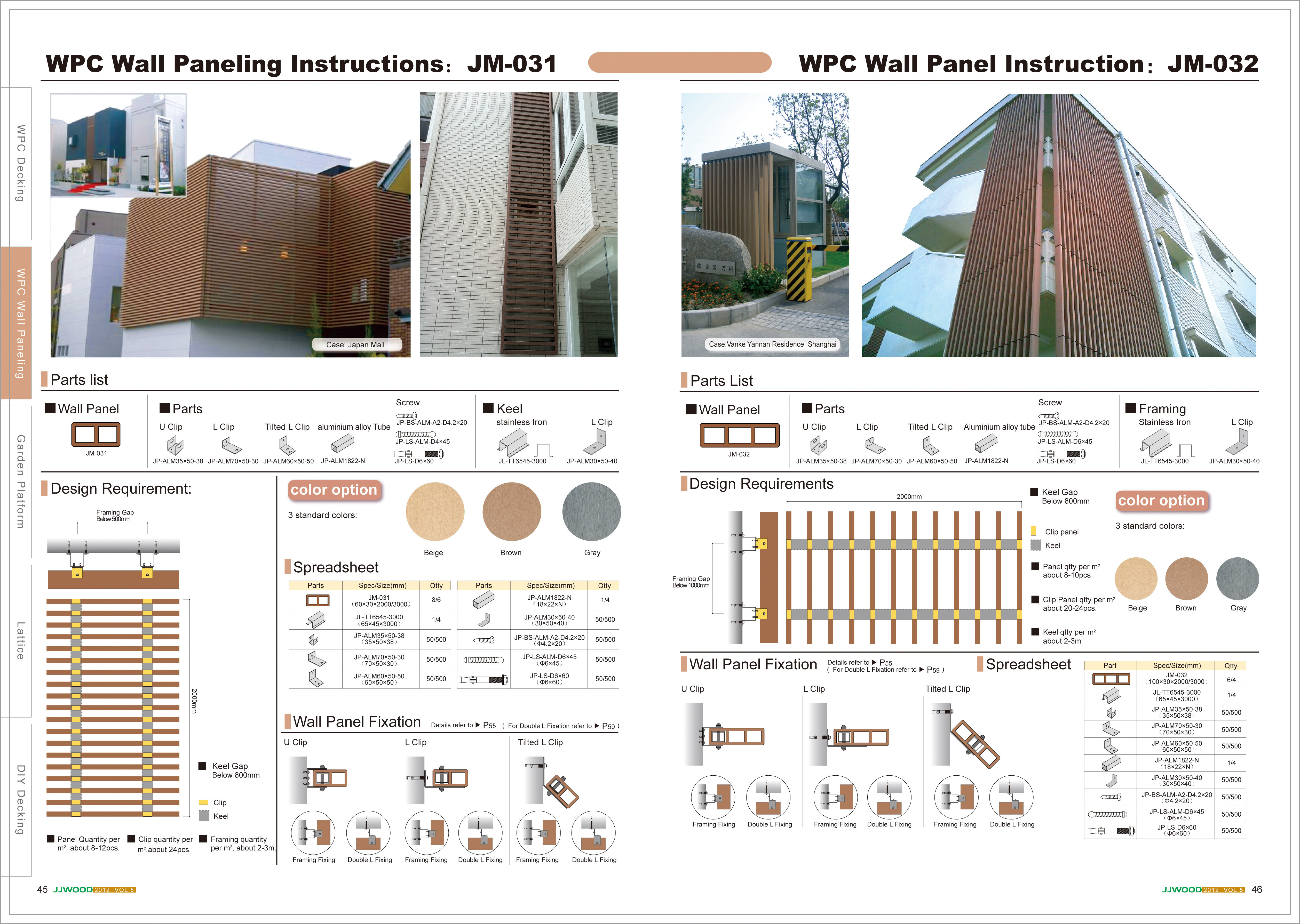 150*50MM exterior wpc Wall Cladding  Wood Plastic Composite wall panel