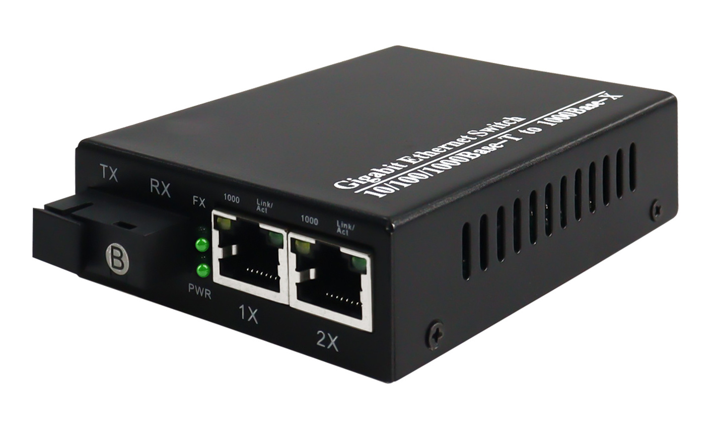 10/100 Single Fiber Fast Ethernet 1310/1550nm 20km Optical Media Converter