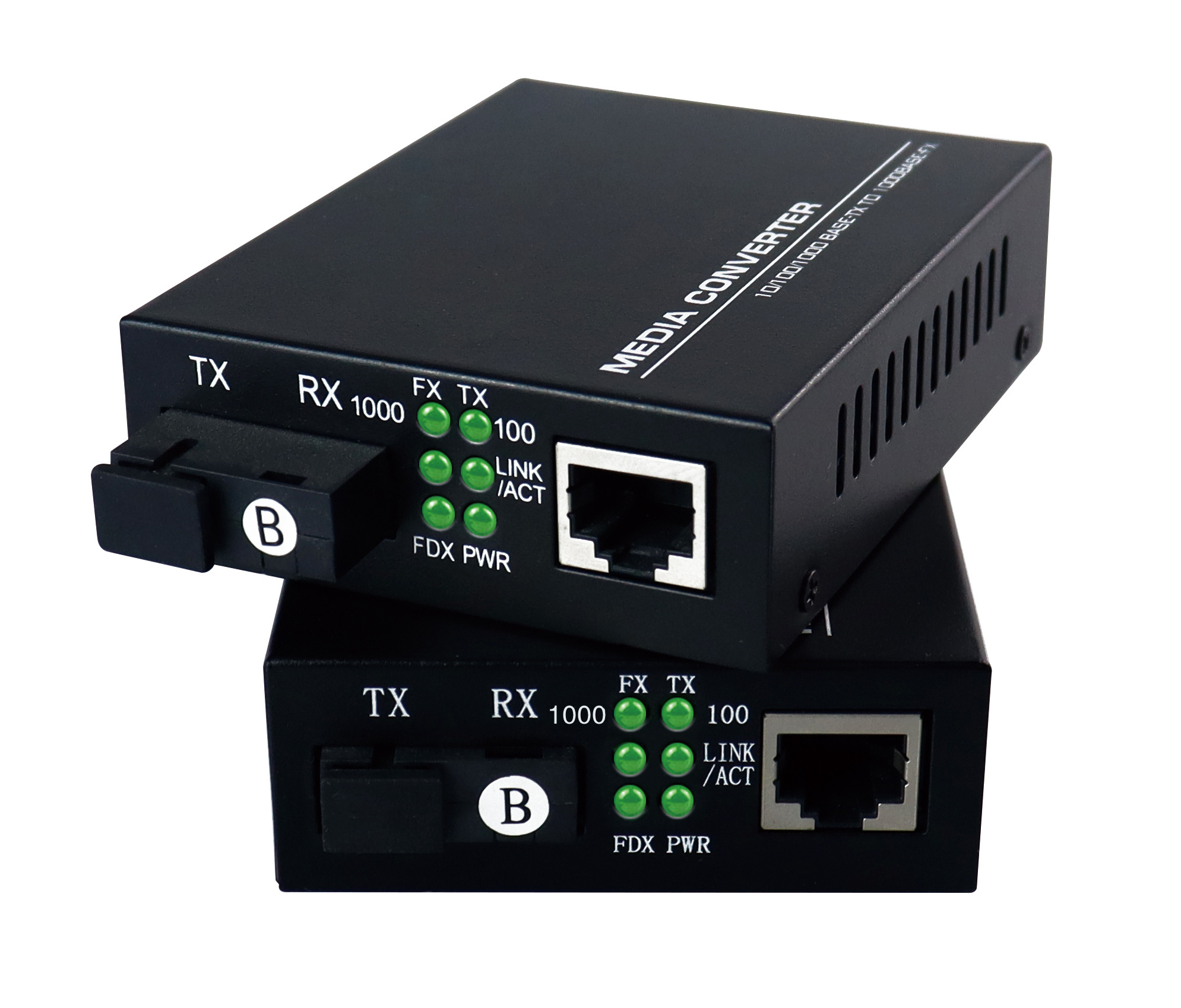 Single Fiber Sm 10/100/1000Mbps Gigabit Optical Converter RJ45 Ethernet Fiber Optic Media Converter