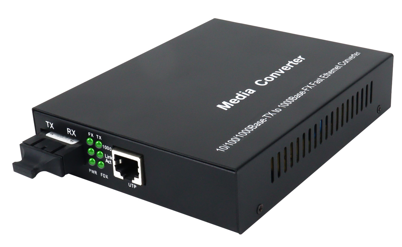 Single Fiber Sm 10/100/1000Mbps Gigabit Optical Converter RJ45 Ethernet Fiber Optic Media Converter